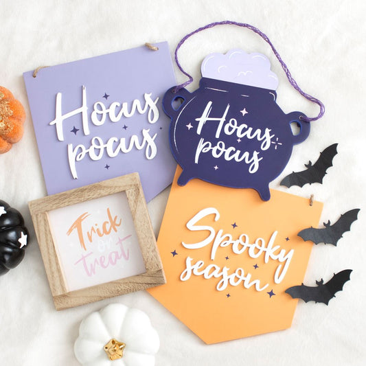 Hocus Pocus Hanging Sign