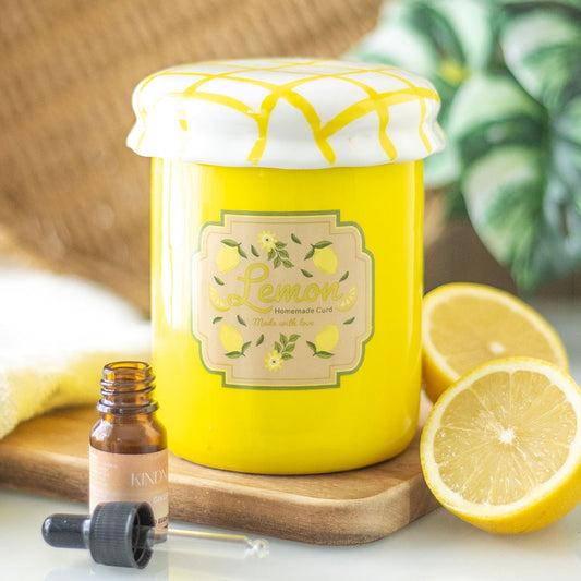 PRE-ORDER Lemon Curd Jar Oil Burner & Wax Warmer