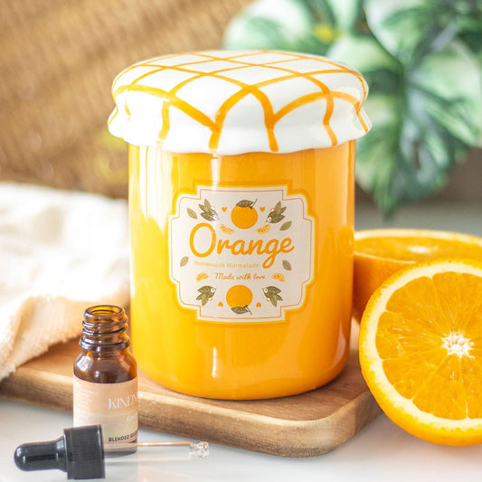 PRE-ORDER Orange Marmalade Jar Oil Burner & Wax Warmer