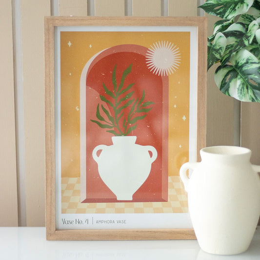 Vase No.4 Framed Wall Art