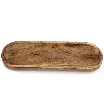 Mango Wood Oblong Styling Tray