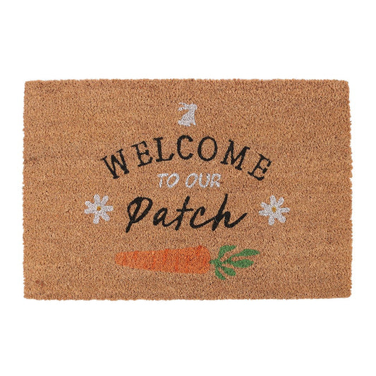 Welcome To Our Patch Natural Doormat