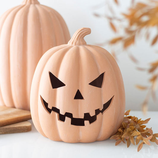 Medium Terracotta Pumpkin Ornament