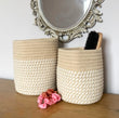 Cotton Rope Baskets Set of 2