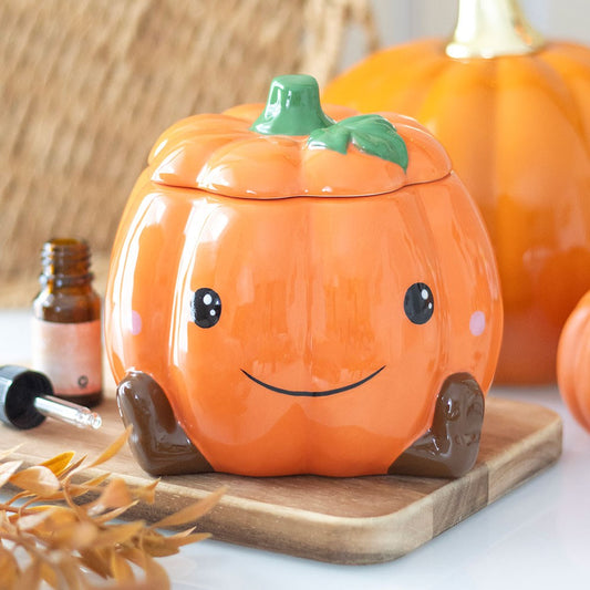 Smiling Pumpkin Wax & Oil Warmer