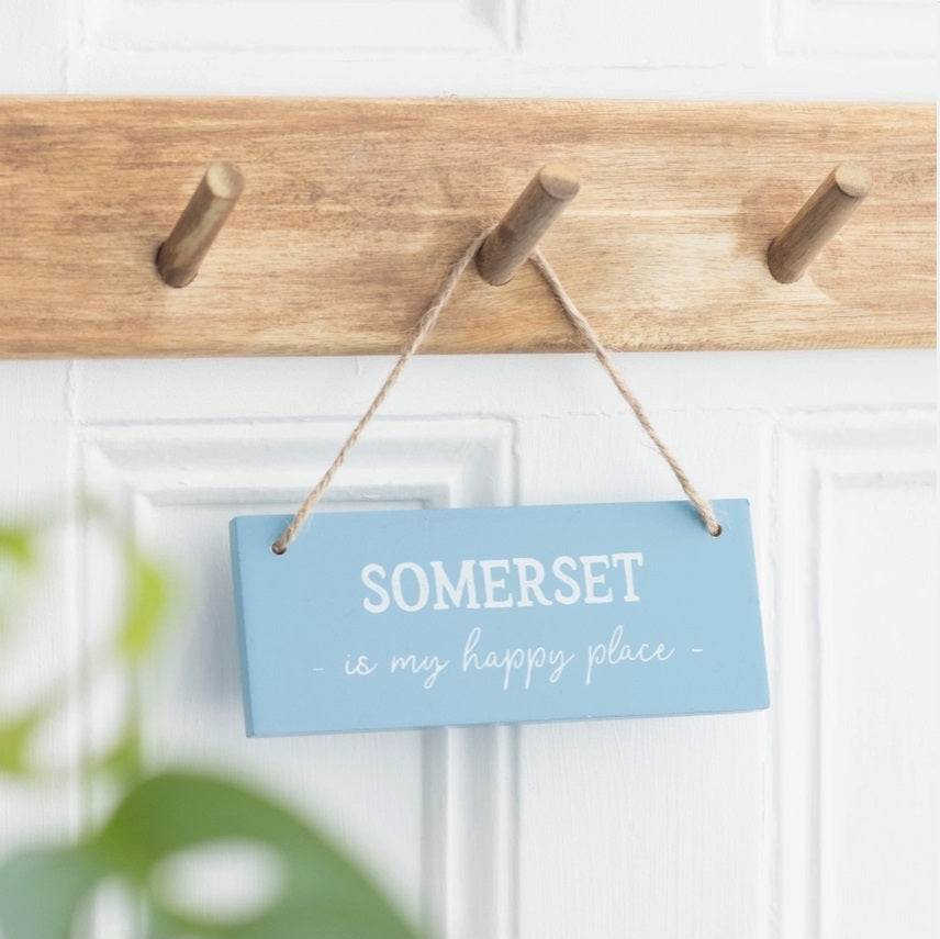 Somerset Is My Happy Place Hanging Sign