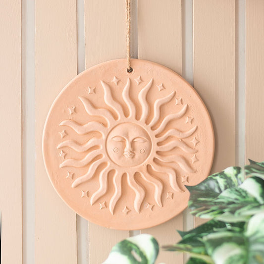 PRE-ORDER Small Terracotta Sun Plaque