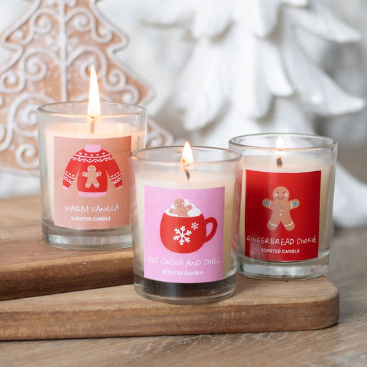 Christmas Treats Scented Candle Votive Trio Gift Set