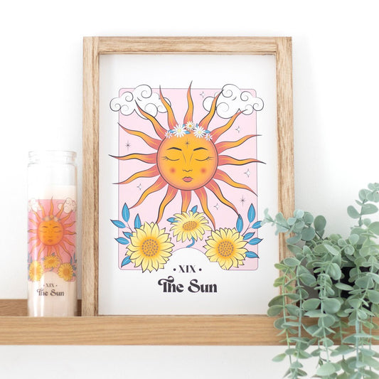 The Sun Celestial Framed Wall Print