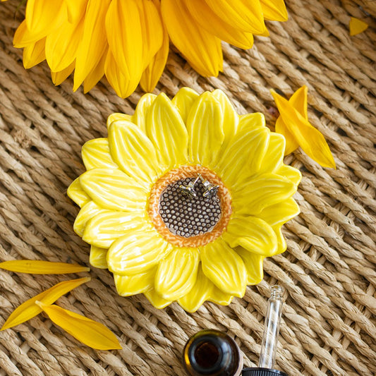 PRE-ORDER Sunflower Trinket Dish