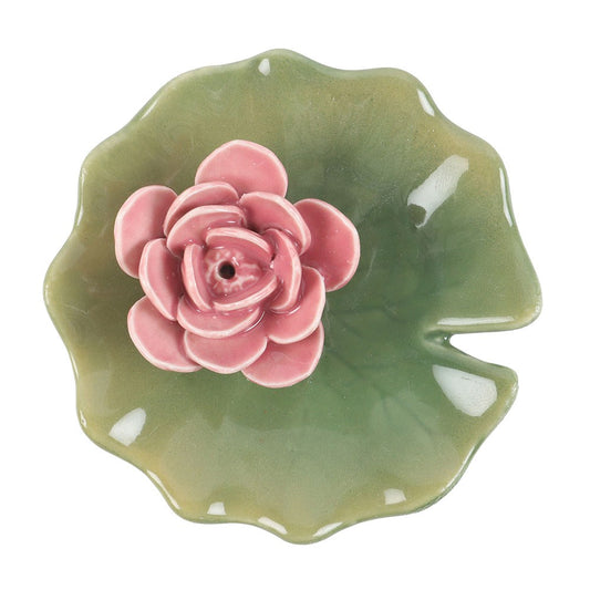 PRE-ORDER Lily Pad Trinket Dish & Incense Stick Holder