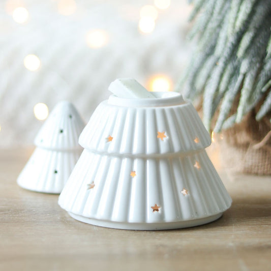 White Christmas Tree Wax Melter