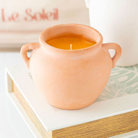 PRE-ORDER Citronella Scented Terracotta Urn Candle