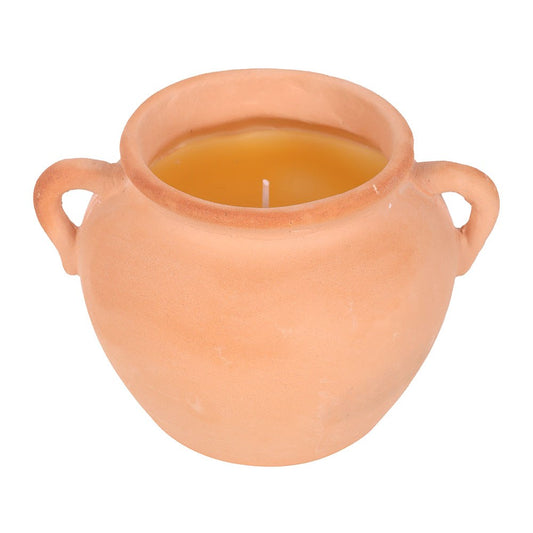 PRE-ORDER Citronella Scented Terracotta Urn Candle