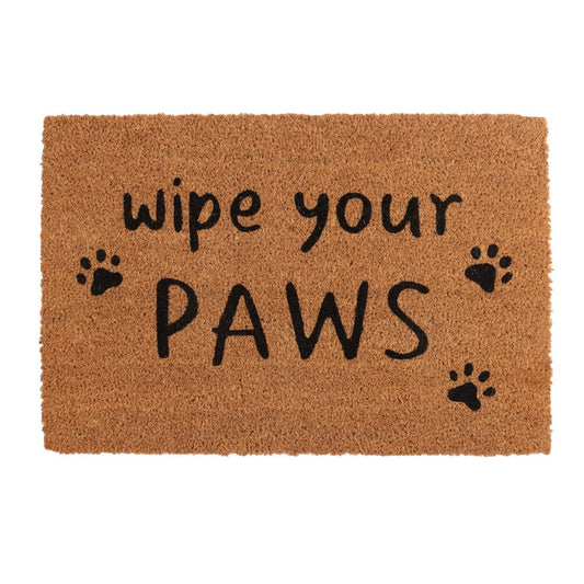 Wipe Your Paws Natural Doormat