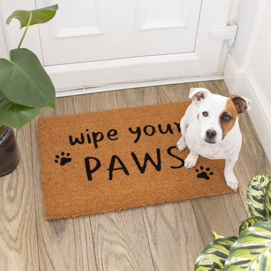 Wipe Your Paws Natural Doormat