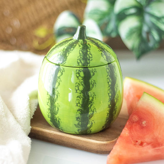 PRE-ORDER Watermelon Shaped Scented Candle Jar