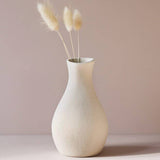 Rounded Neutral Ceramic Vase