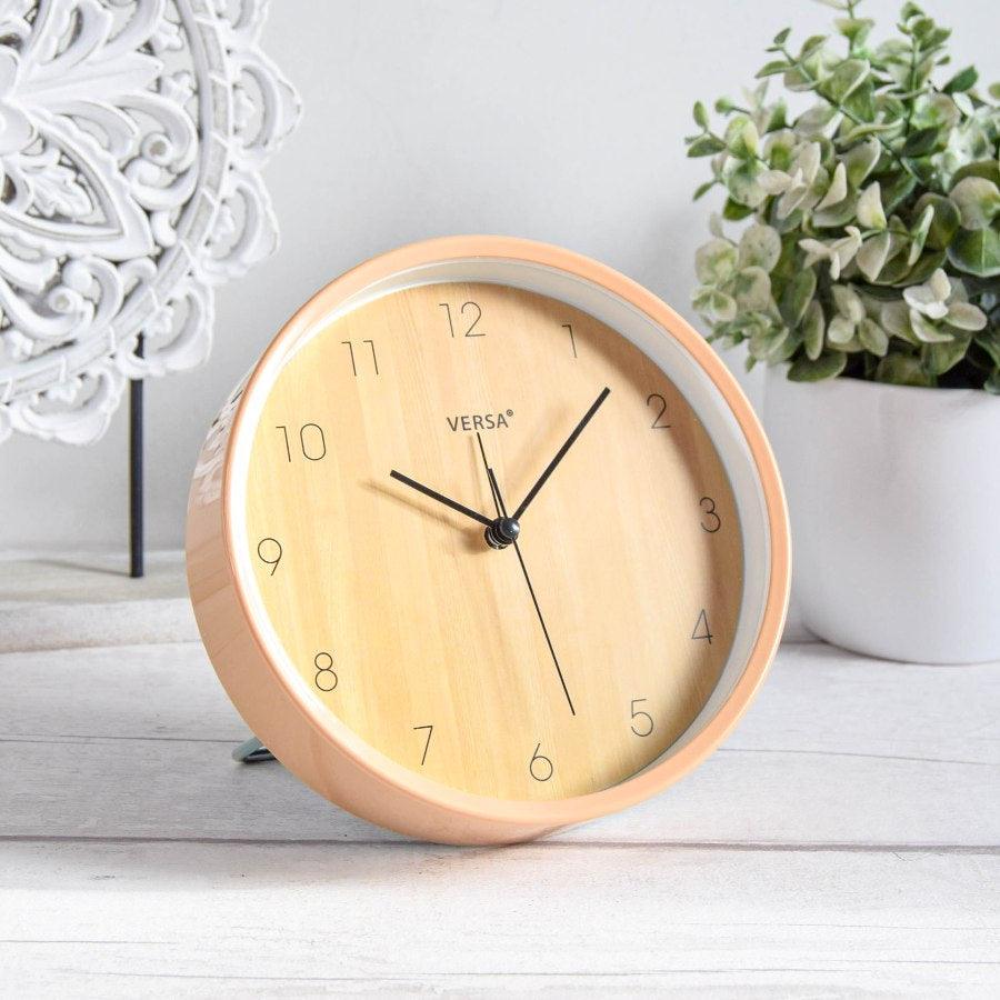 Wood Effect Alarm Clock -  Picture Perfect Interiors