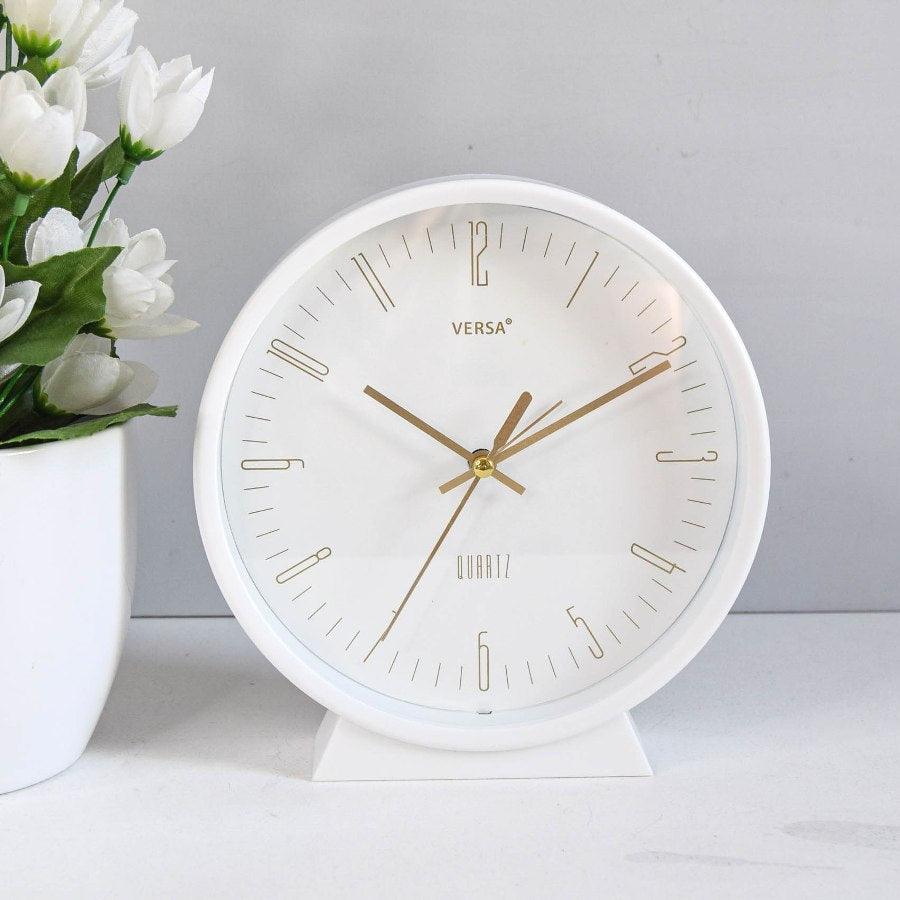 White Alarm Clock -  Picture Perfect Interiors