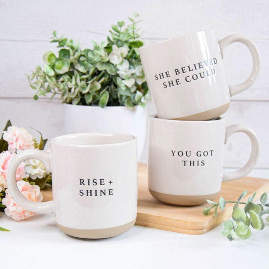 Rise & Shine Stoneware Mug -  Picture Perfect Interiors