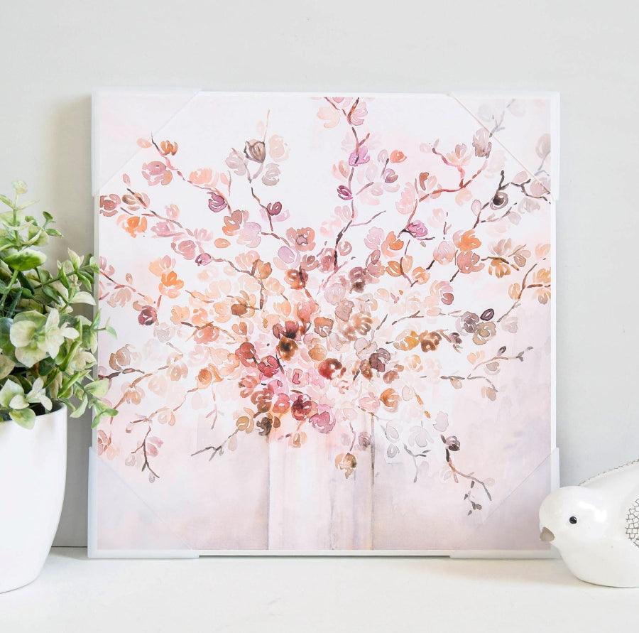Warm Floral Vine Bouquet Wall Art -  Picture Perfect Interiors