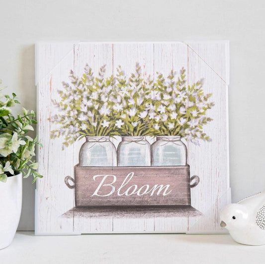 Bloom Wildflowers in Jars Wall Art -  Picture Perfect Interiors