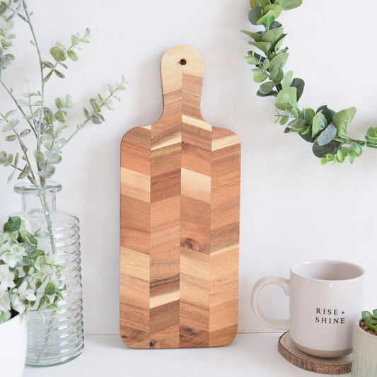 Acacia Herringbone Chopping Board