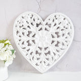 Love Heart Carved Wall Plaque