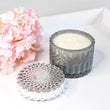 Magnolia & Mulberry Ornate Glass Jar Candle -  Picture Perfect Interiors