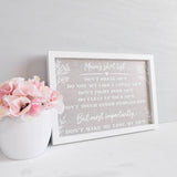 Mum's Sh*t List Wall Plaque -  Picture Perfect Interiors