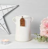 For You White Ceramic Pot -  Picture Perfect Interiors