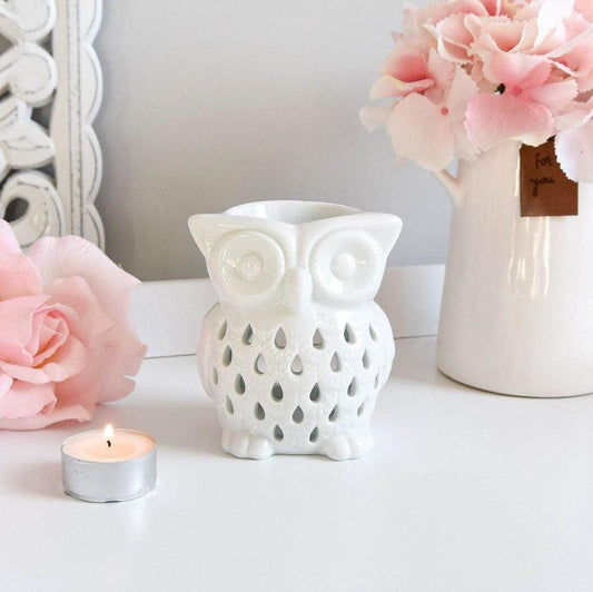 White Owl Oil Burner Wax Melter -  Picture Perfect Interiors