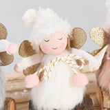 Pastel Shimmer Angel on Log -  Picture Perfect Interiors