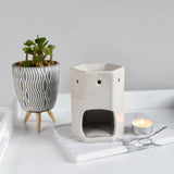 Hexagonal Tealight Ceramic  Burner -  Picture Perfect Interiors
