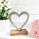 Hammered Heart on Plinth -  Picture Perfect Interiors