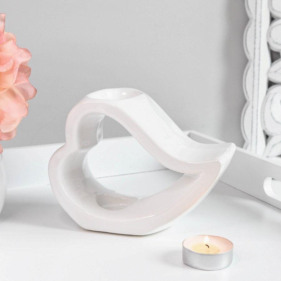 Sleeping Heart Ceramic Wax Melter -  Picture Perfect Interiors