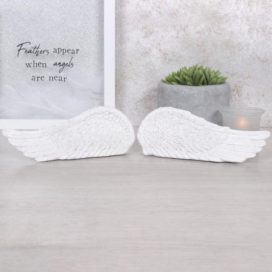 Pair of Standing Glitter Angel Wings -  Picture Perfect Interiors
