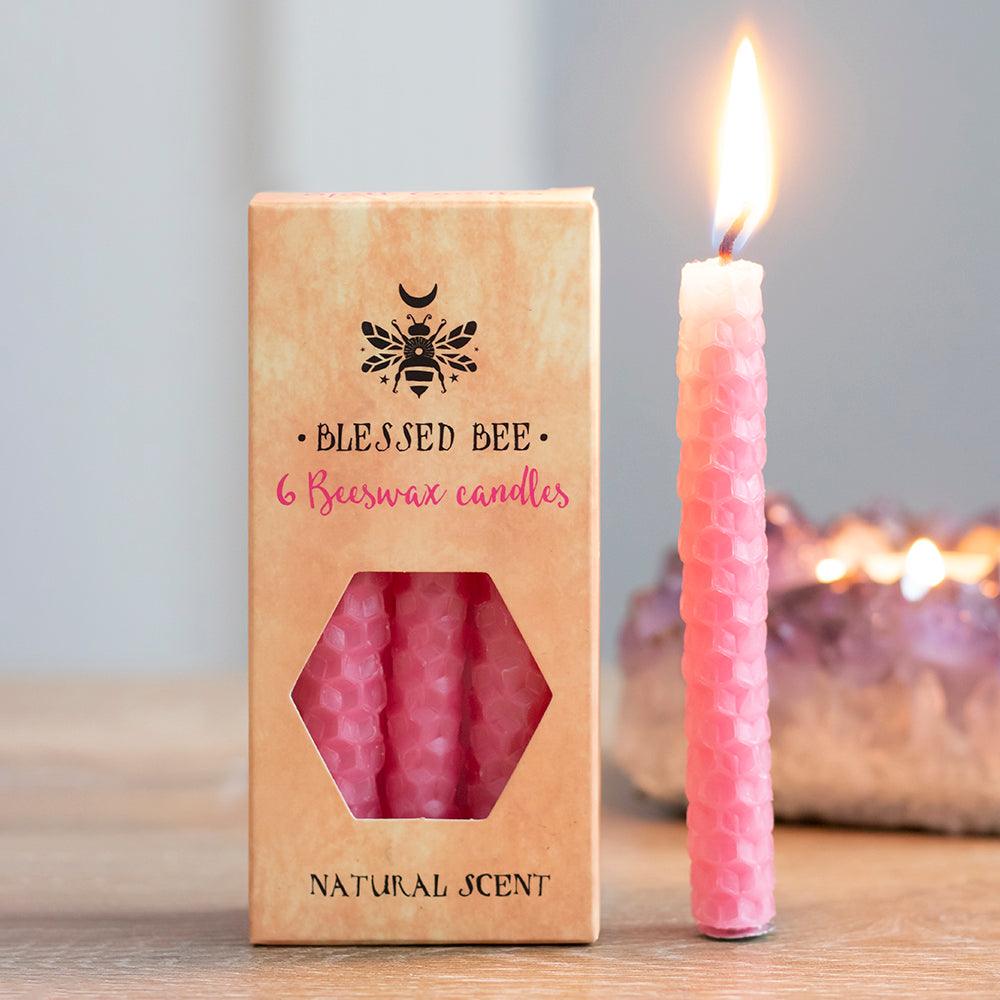 Set of 6 Beeswax Candles -  Picture Perfect Interiors