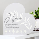 Personalised Leaf Heart Ornament -  Picture Perfect Interiors