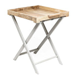 Nordic Grey & Light Wood Butler Tray -  Picture Perfect Interiors