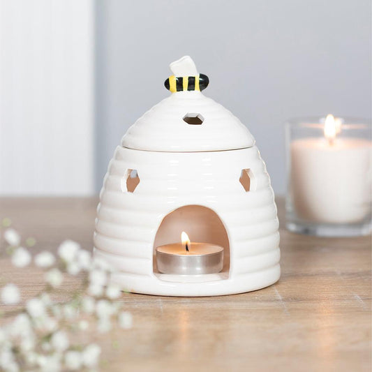 White Beehive Wax Warmer -  Picture Perfect Interiors