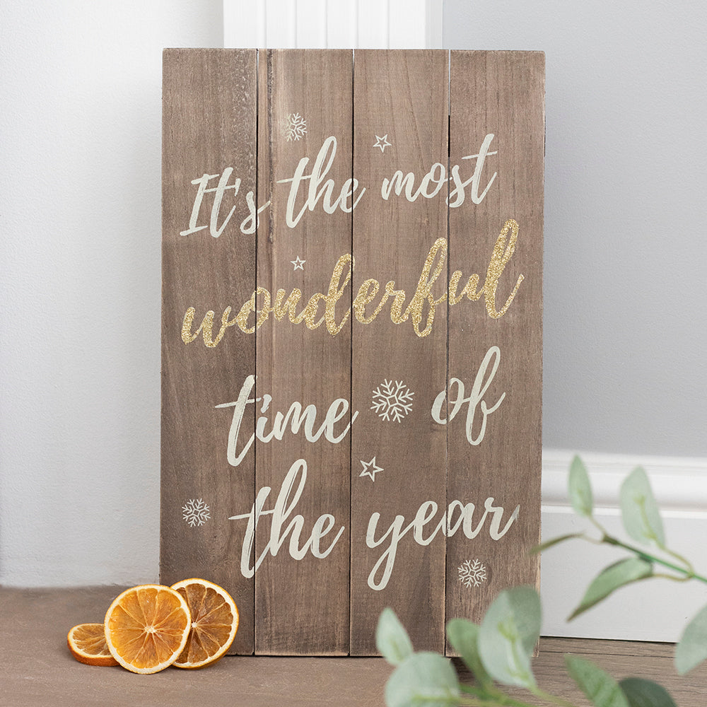 Wonderful Time Of The Year Plaque
